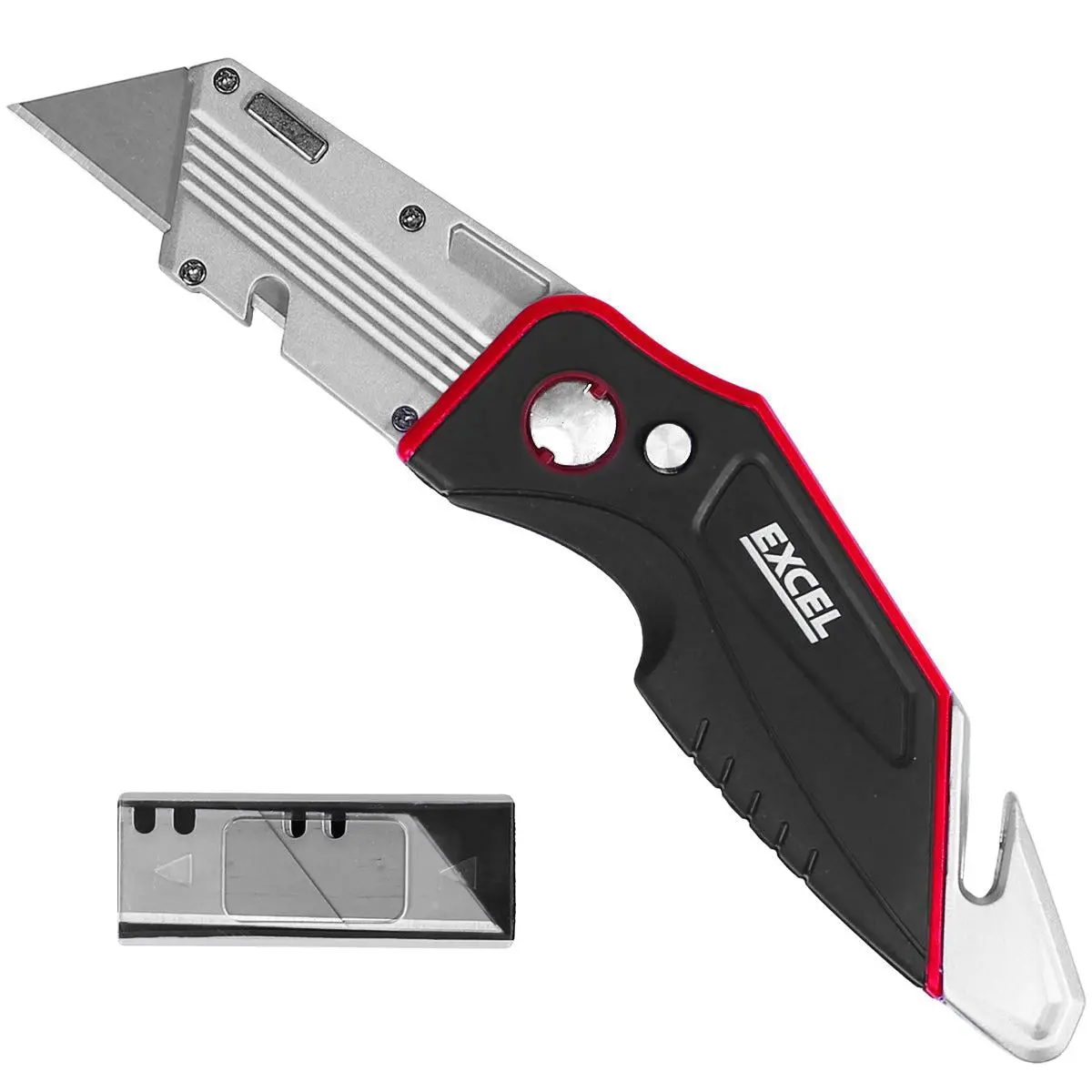 Excel Folding Utility Knife With 5 Blades 1