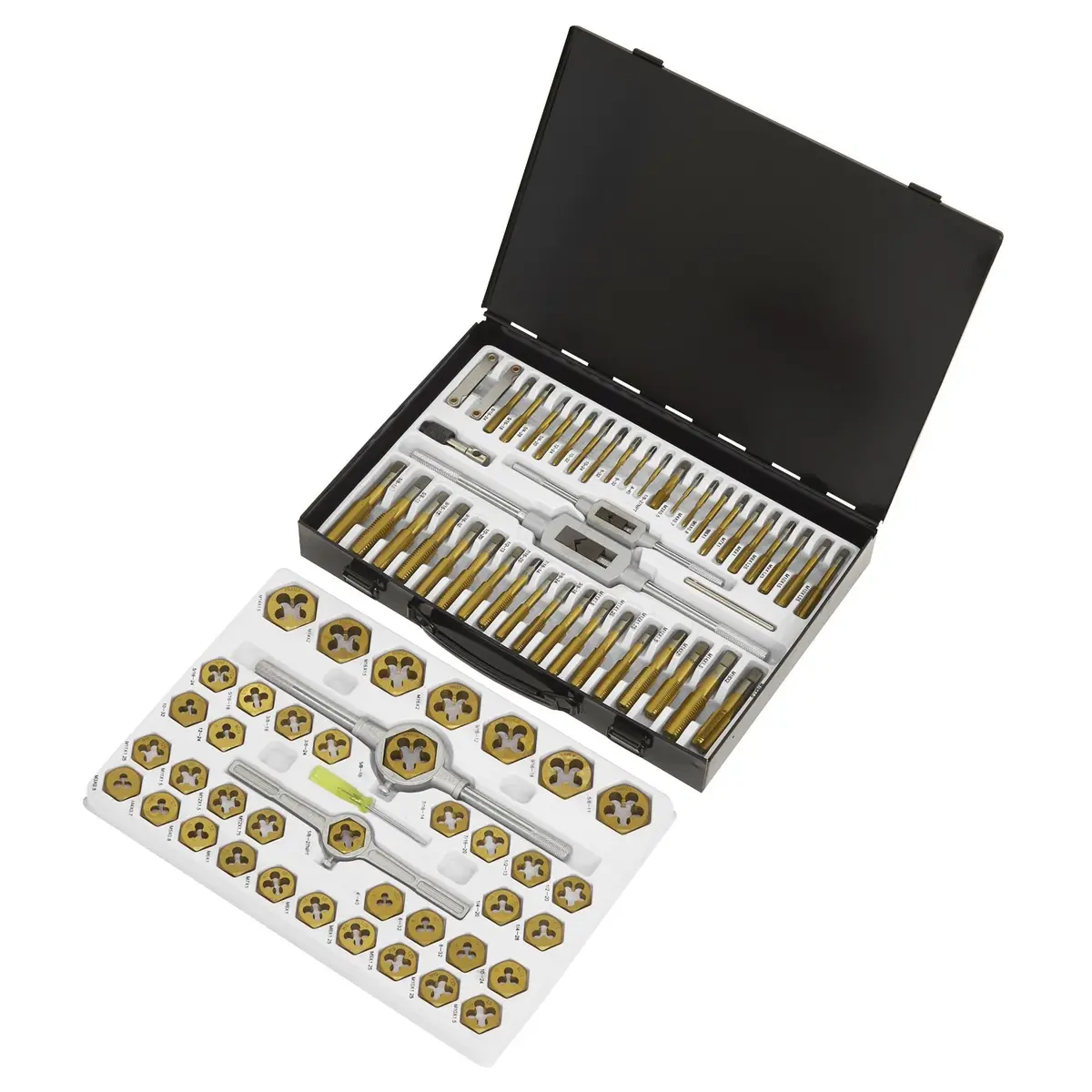 Sealey Ak3086him Tap And Die Set Hexagonal Metric And Imperial 86Pc 1