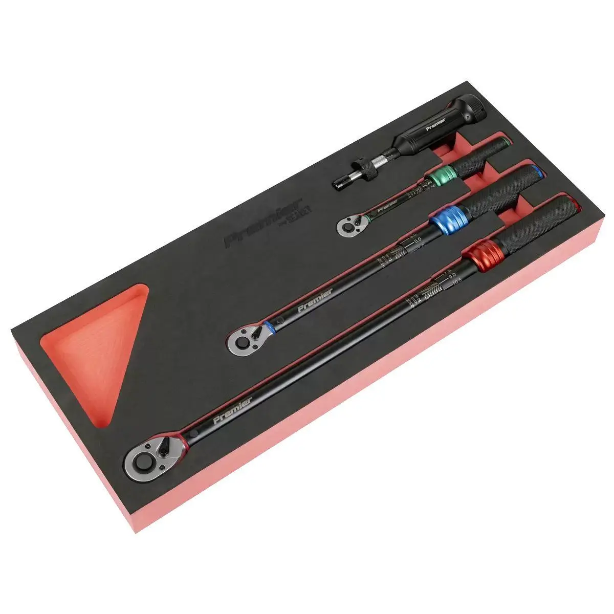 Sealey Stw909setb Premier Black Torque Wrench Micrometer & Torque Screwdriver Set 4Pc 1