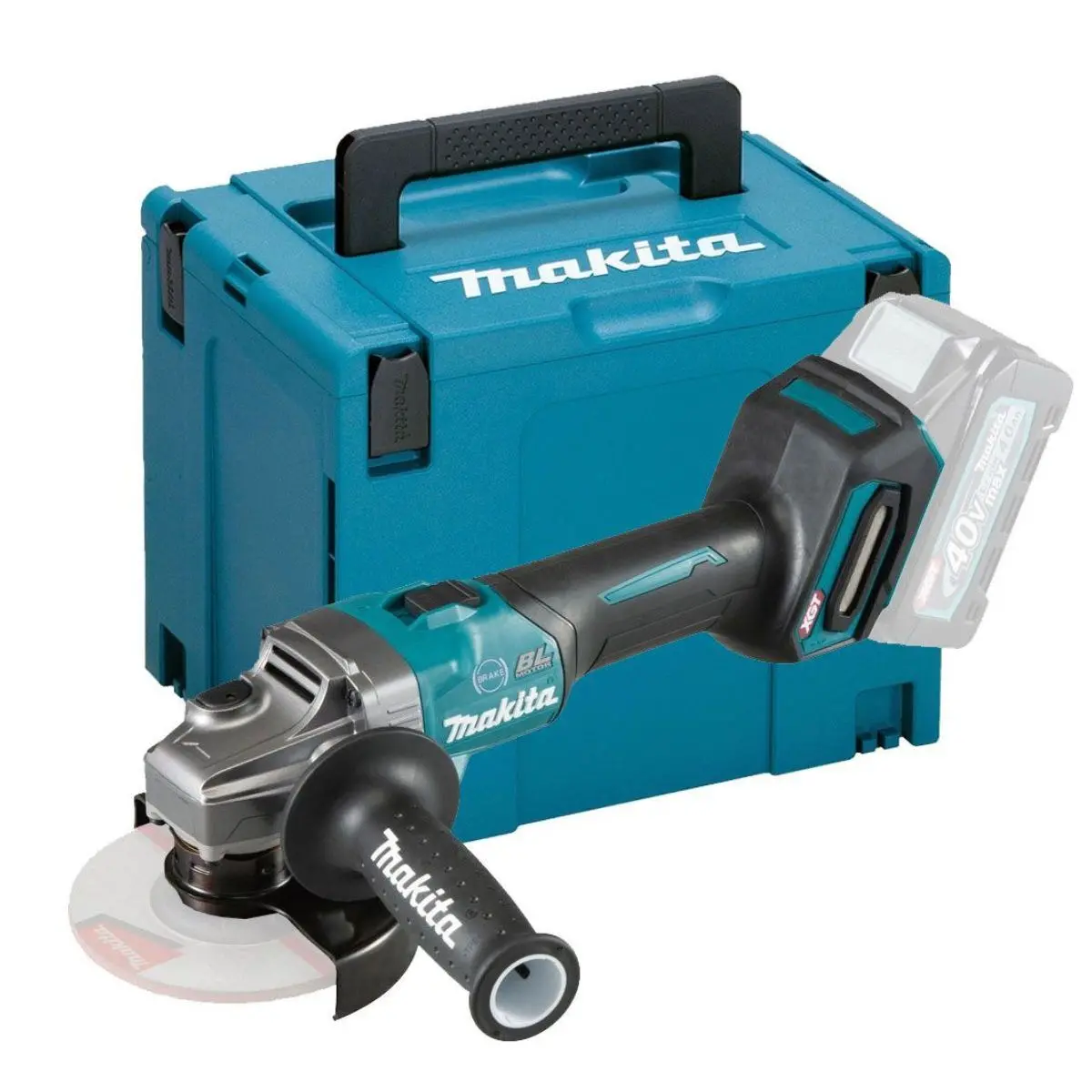 Makita Ga005gz01 40V Max Xgt 125Mm Brushless Angle Grinder With Type 4 Case 1