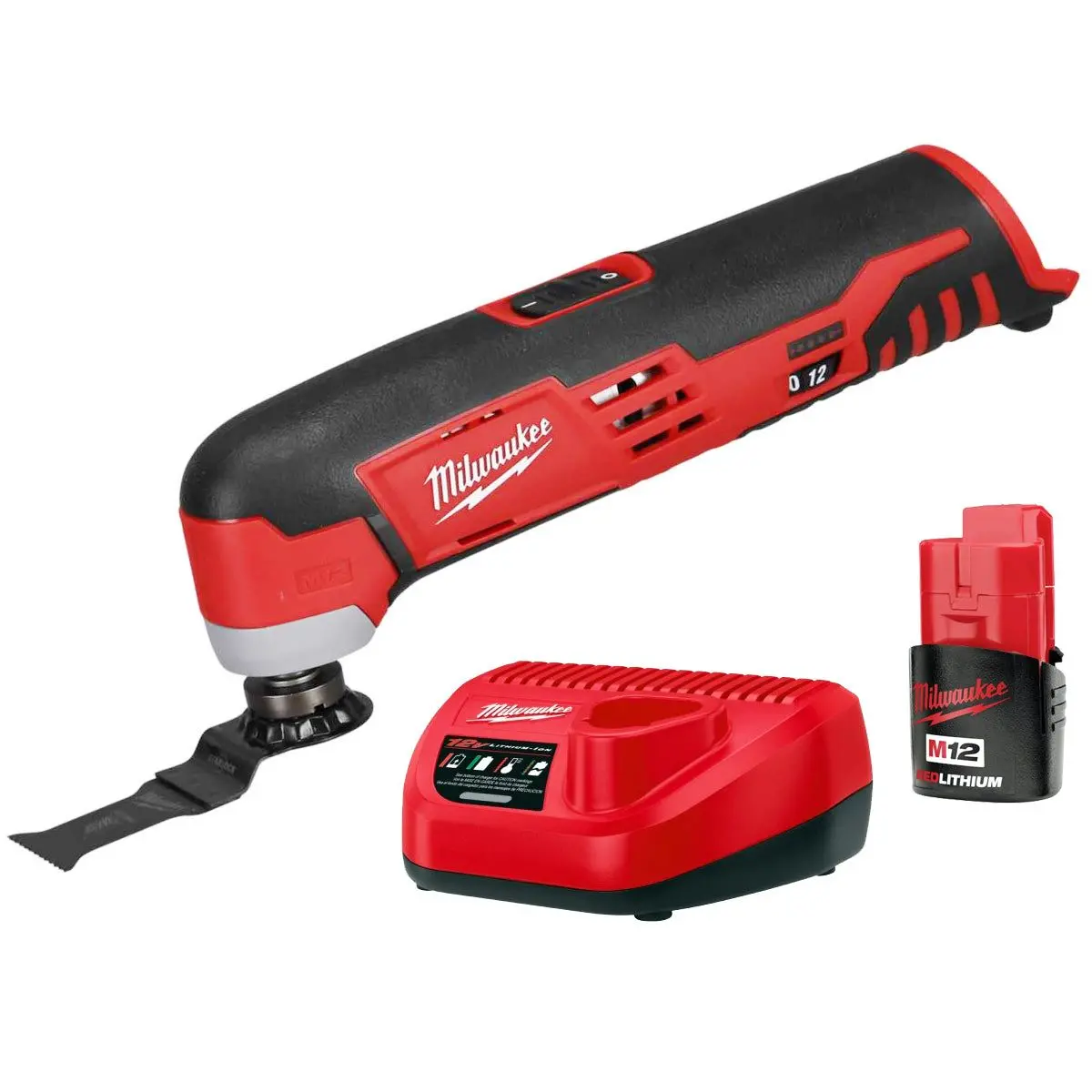 Milwaukee M12 C12mt-0 12V Sub Compact Multi-Tool With 1 X 2.0Ah Battery & Charger 1