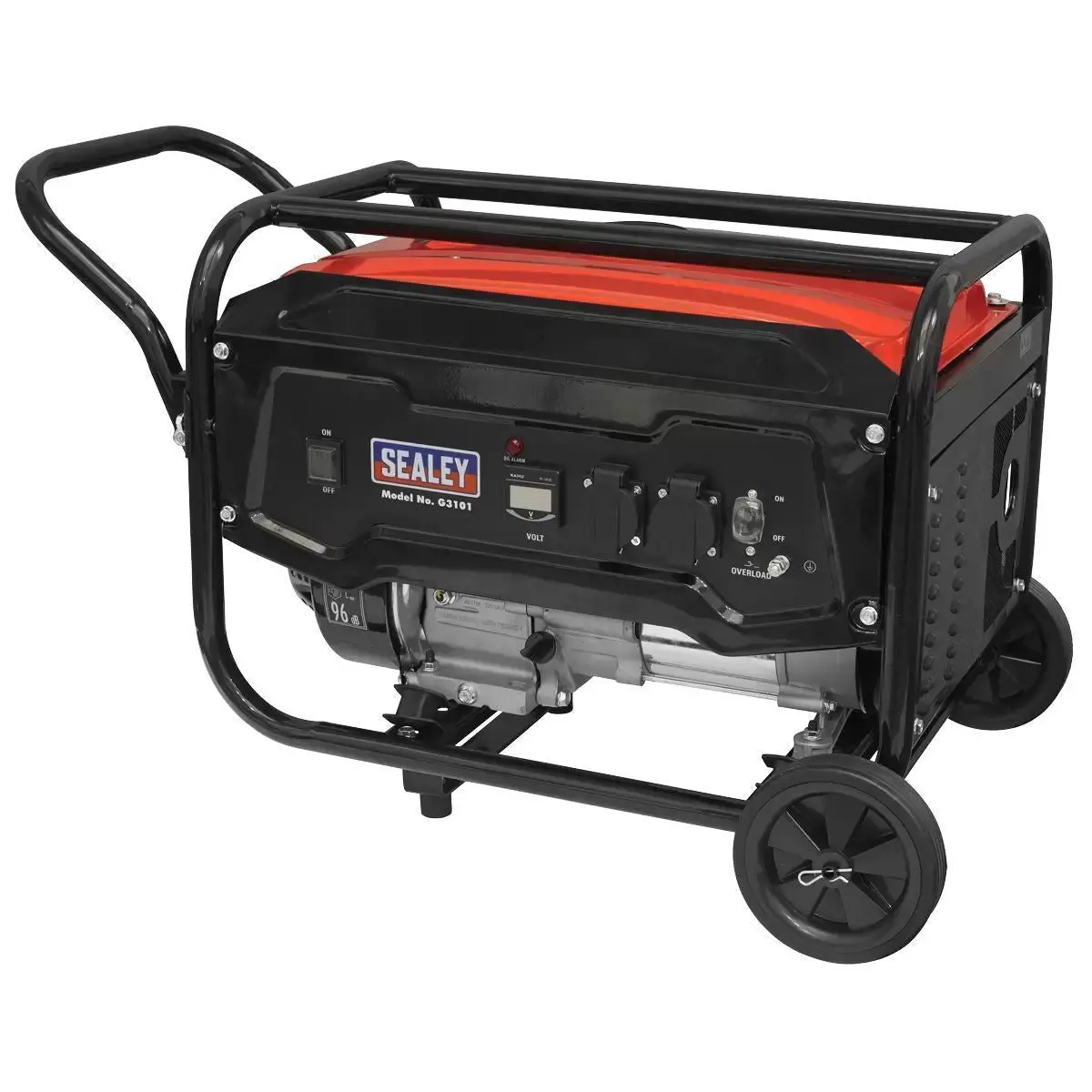 Sealey G3101 3100W Generator 4-Stroke Engine 230V 1