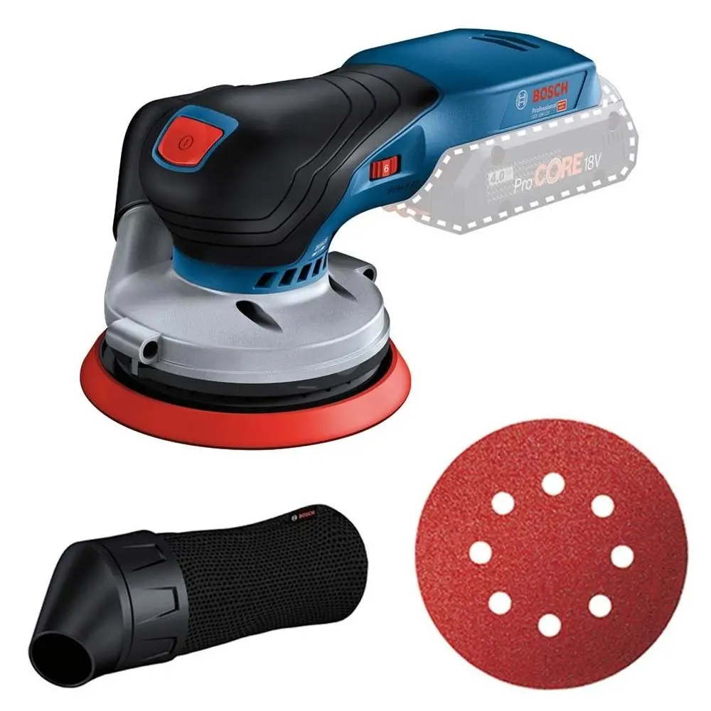 Bosch Gex 18V-125 125Mm Professional Random Orbital Sander Body Only Compact & Versatile Tool 0601372201 1