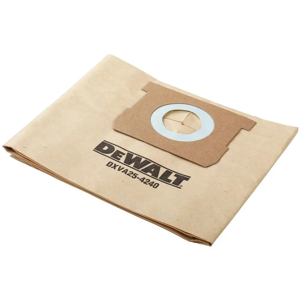 Dewalt Dust Bag Dxva25-4240 For Dxv15t Vacuum Cleaner Pack Of 3 1
