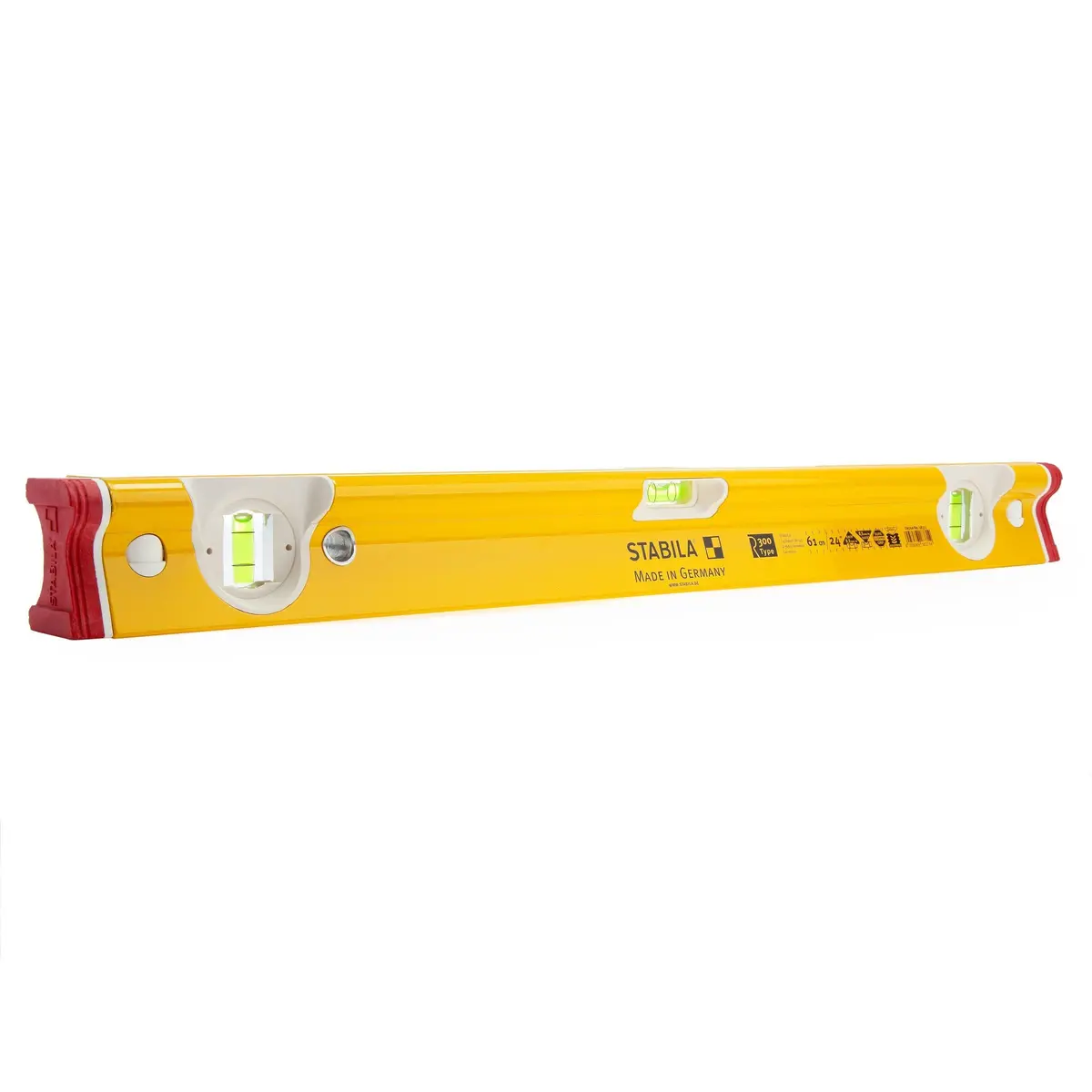 Stabila Stb-R-60 610Mm/24" R-Type Spirit Level 3 Vial - 18371 2