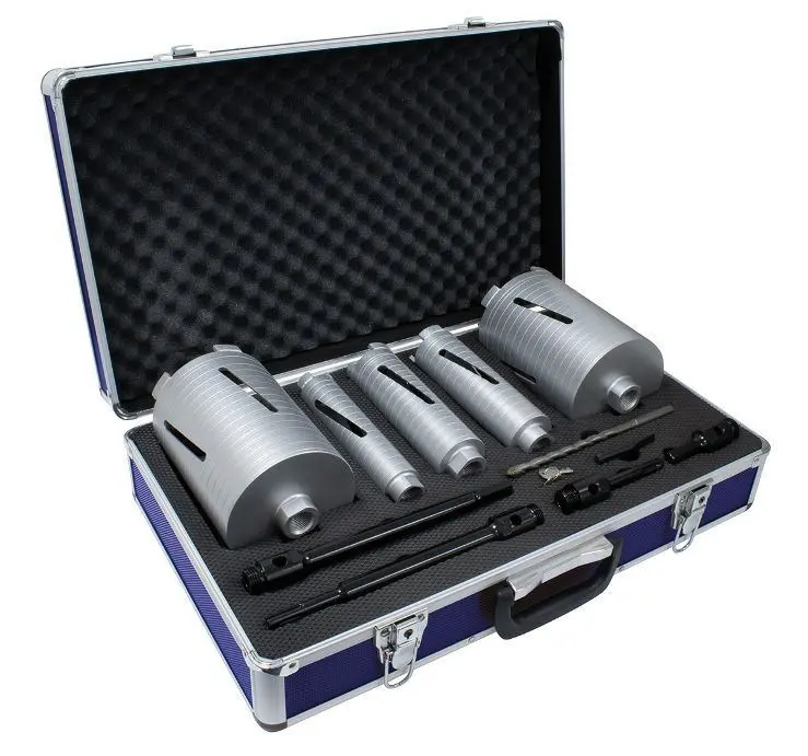 Mexco A10dcdkit57 Dcx90 Grade Dry Diamond Core Drill Kit Set Of 11 Piece 1