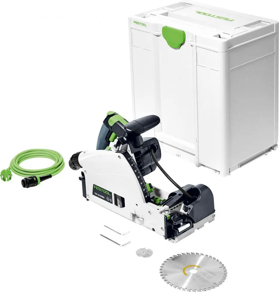 Festool Tsv 60 Kebq-Plus 230V Gb 168Mm Plunge-Cut Saw With Scoring Function In Systainer - 576733 1