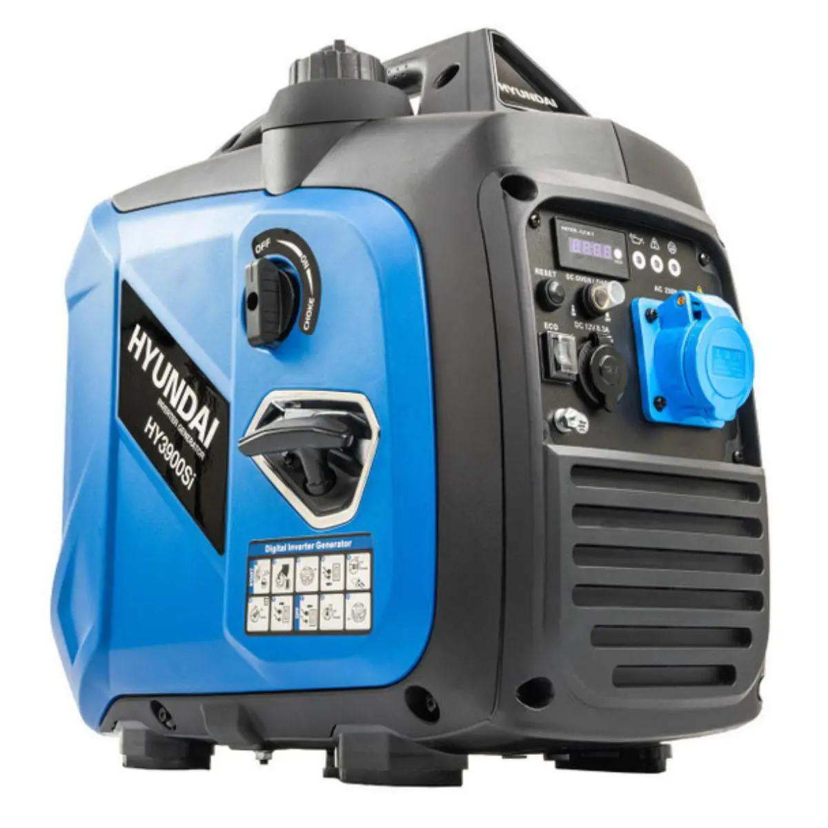 Hyundai Hy3900si Inverter Generator Recoil Start Pure Sine Wave 230V/3300W 1