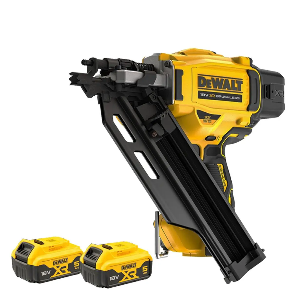 Dewalt Dcn930n 18V Brushless First Fix Framing Nailer With 2 X 5.0Ah Battery 1