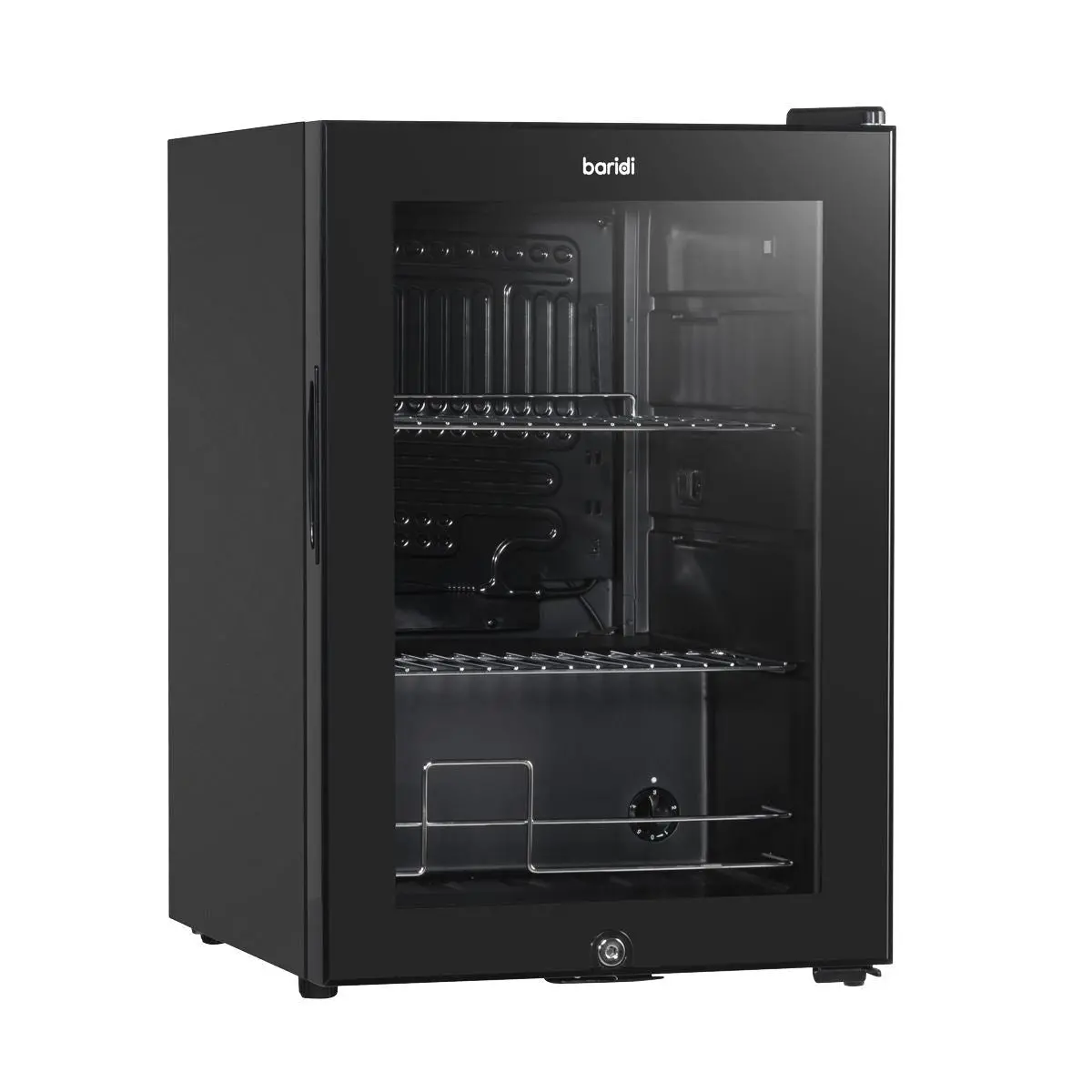 Sealey Dh62 Baridi Drinks Fridge With Led Light & Glass Door 60L Black 1