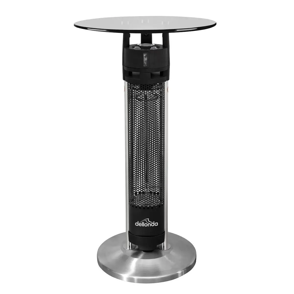 Sealey Dg63 Dellonda Bistro Table With 1600W Heater Black/Stainless Steel 1
