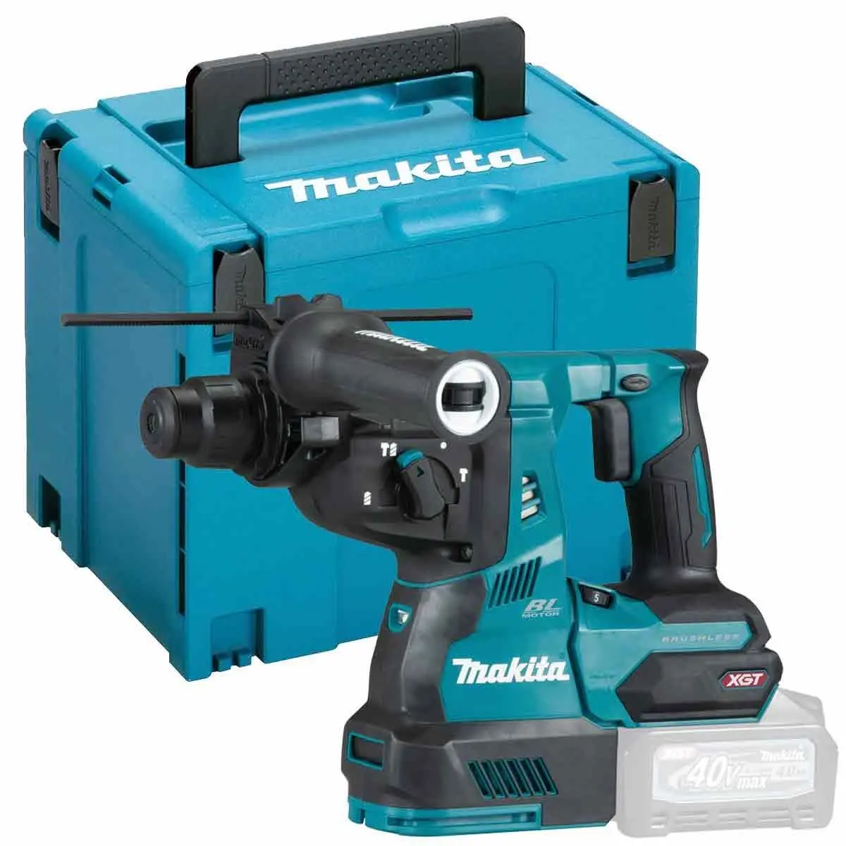 Makita Hr003gz01 40Vmax Xgt Brushless Sds Plus Rotary Hammer Drill In Type 4 Case 1