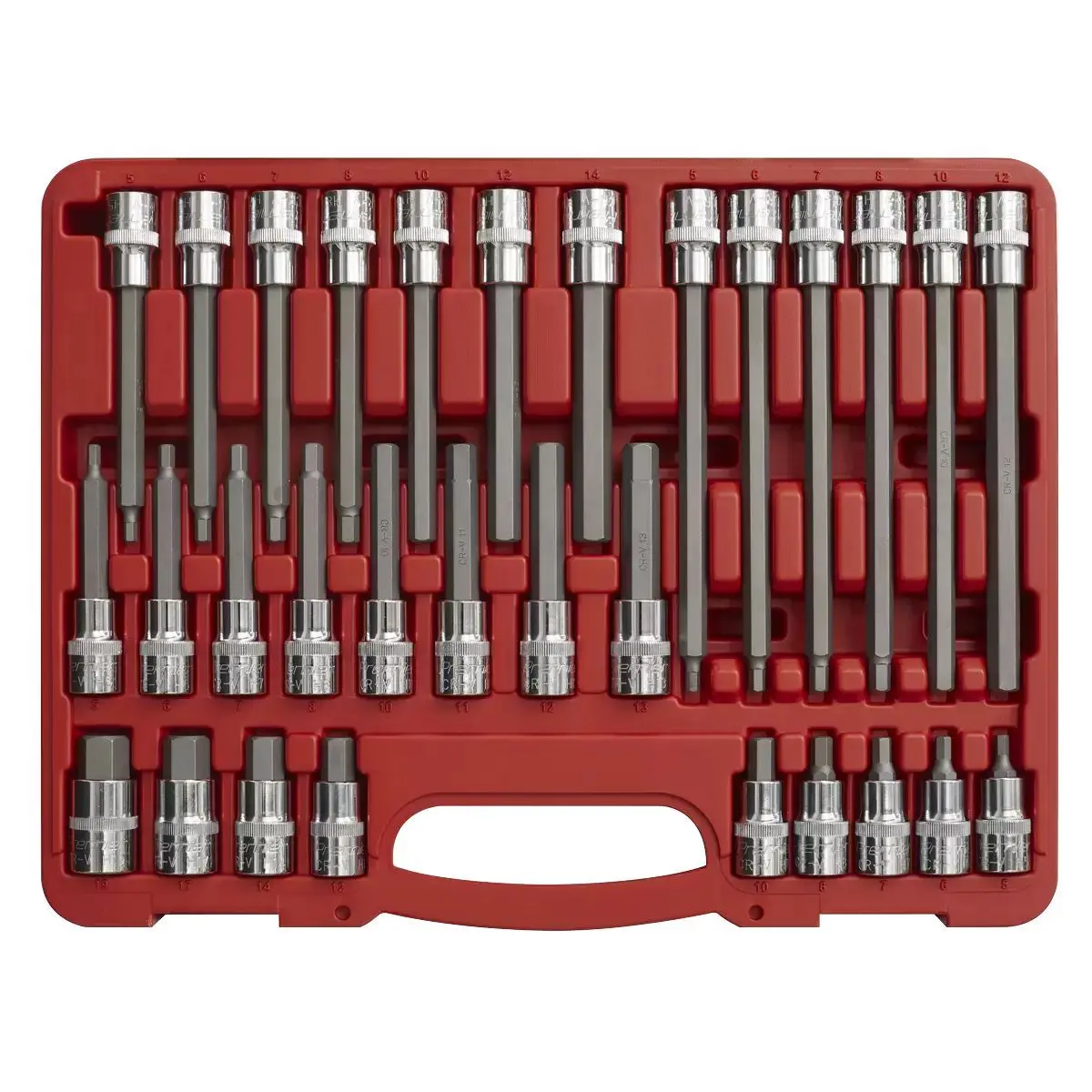 Sealey Ak2196 Hex Socket Bit Set 30Pc 2