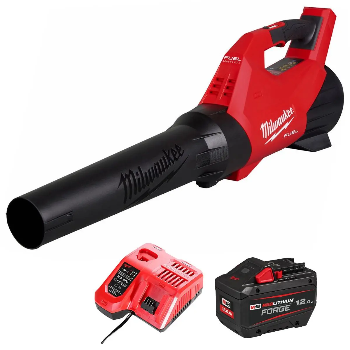Milwaukee M18fblg3-0 18V Fuel Brushless Blower With 1 X 12.0Ah Battery & Charger 1