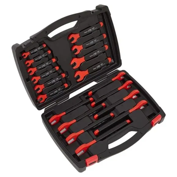 Sealey Ak63172 Vde Approved Insulated Open End Spanner Set 18Pc 1