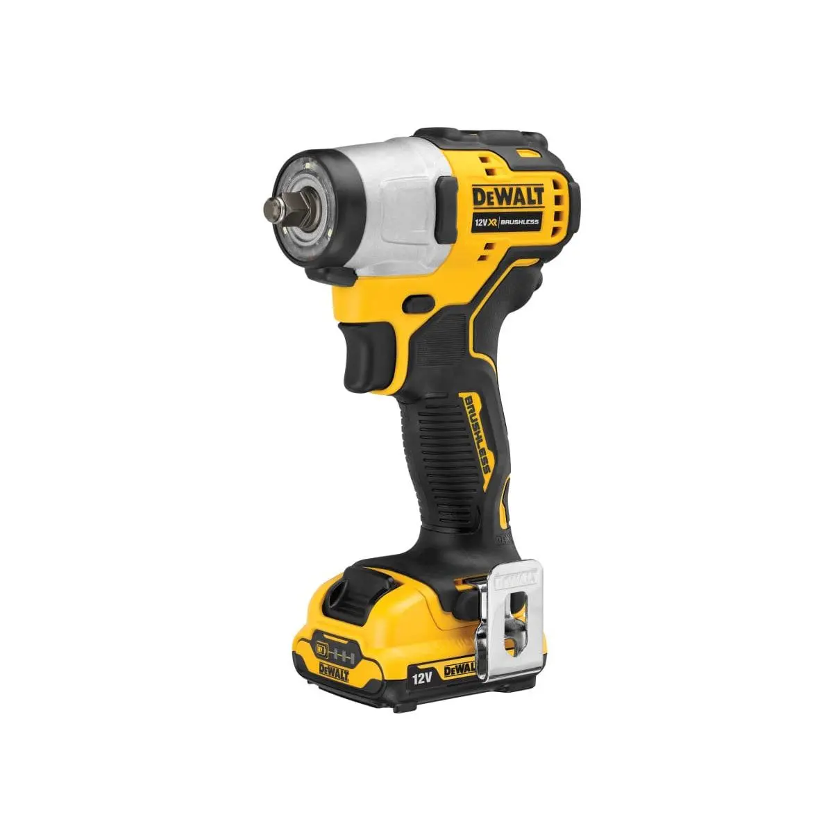 Dewalt Dcf902d2 12V Brushless 3/8-Inch Impact Wrench With 2 X 2.0Ah Batteries, Charger & Carry Case 1