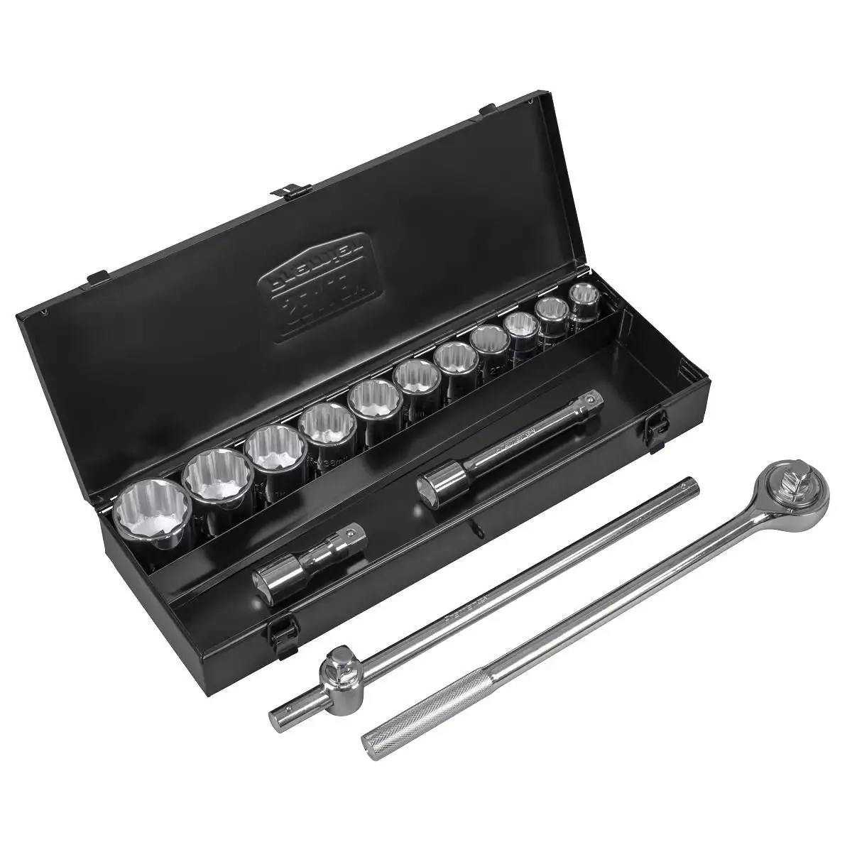 Sealey Ak2585 Premier Socket Set 3/4"Sq Drive 12-Point 15Pc For Heavy Duty Use 1