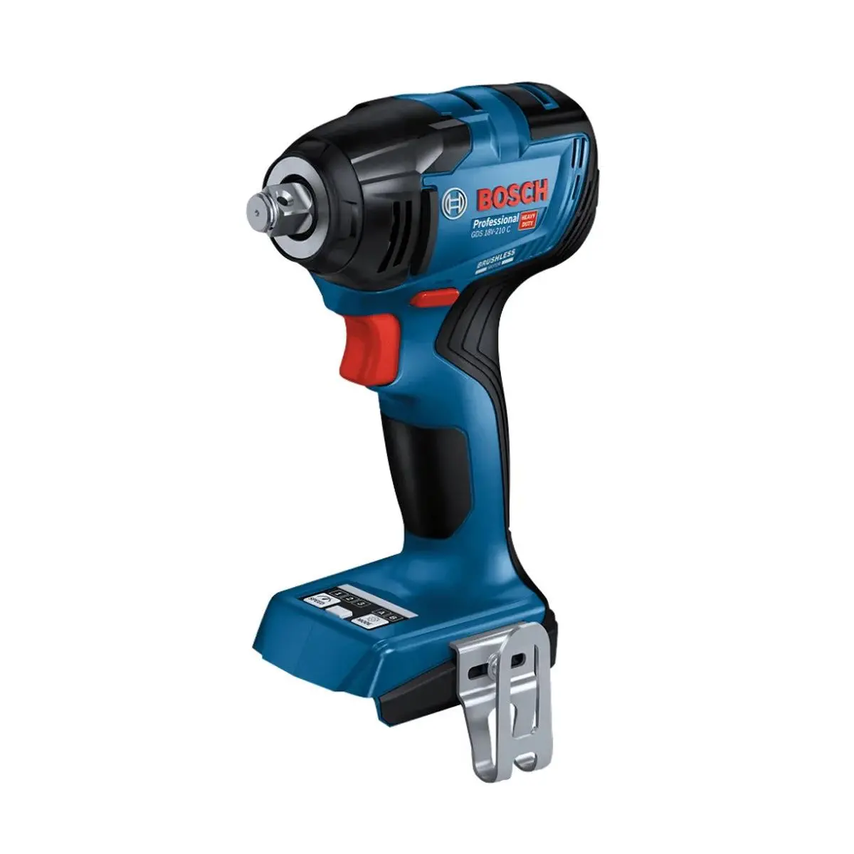Bosch Gds 18V-210 C Professional 1/2In Impact Wrench Body Only Powerful Cordless Tool 06019J0300 1