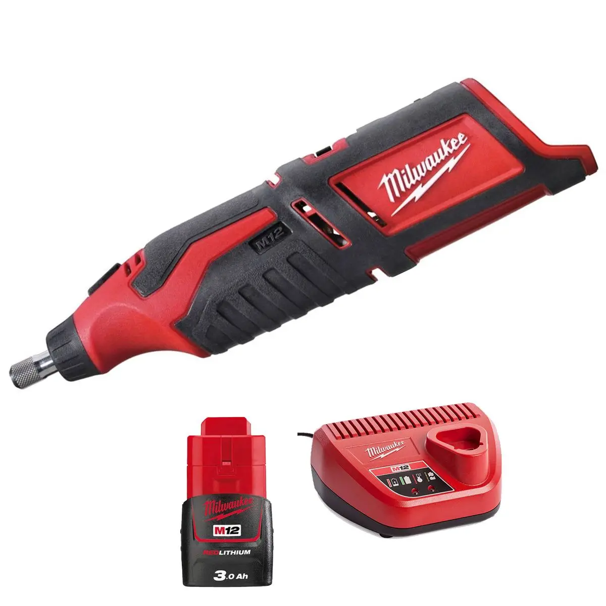 Milwaukee C12rt-0 12V Rotary Multi Tool With 1 X 3.0Ah Battery & Charger 1