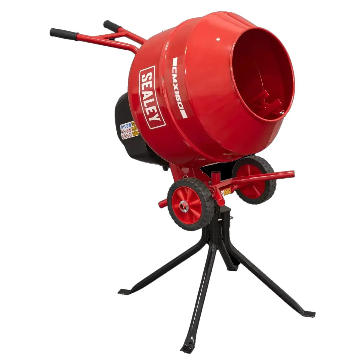Sealey Cmx160 160L Cement Mixer With Stand 230V/650W 1