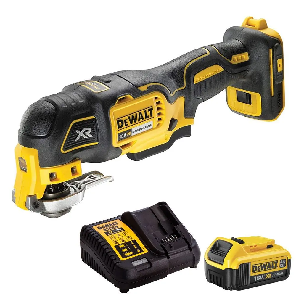 Dewalt Dcs356n 18V Brushless Oscillating Multitool With 1 X 4.0Ah Battery & Charger 1
