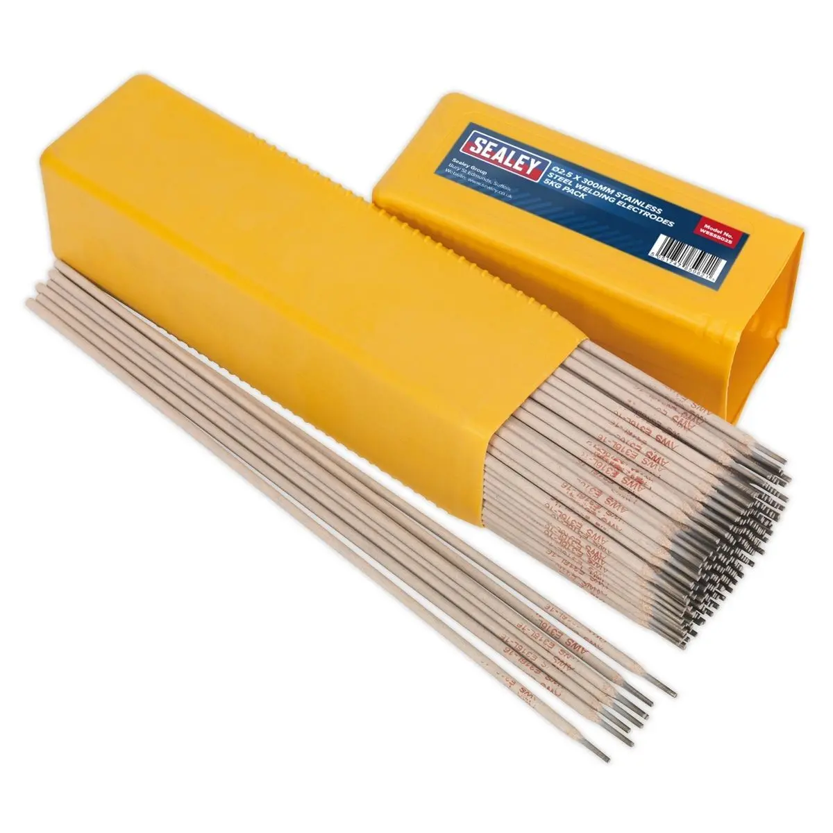 Sealey Wess5025 Welding Electrodes Stainless Steel Ø2.5 X 300Mm 5Kg Pack 1