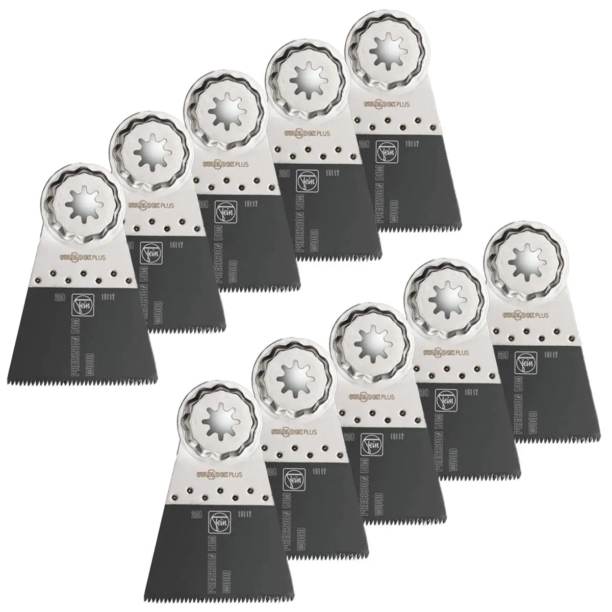 Fein 65Mm Starlock E-Cut Precision Bim Saw Blade 63502208240 Pack Of 10 1