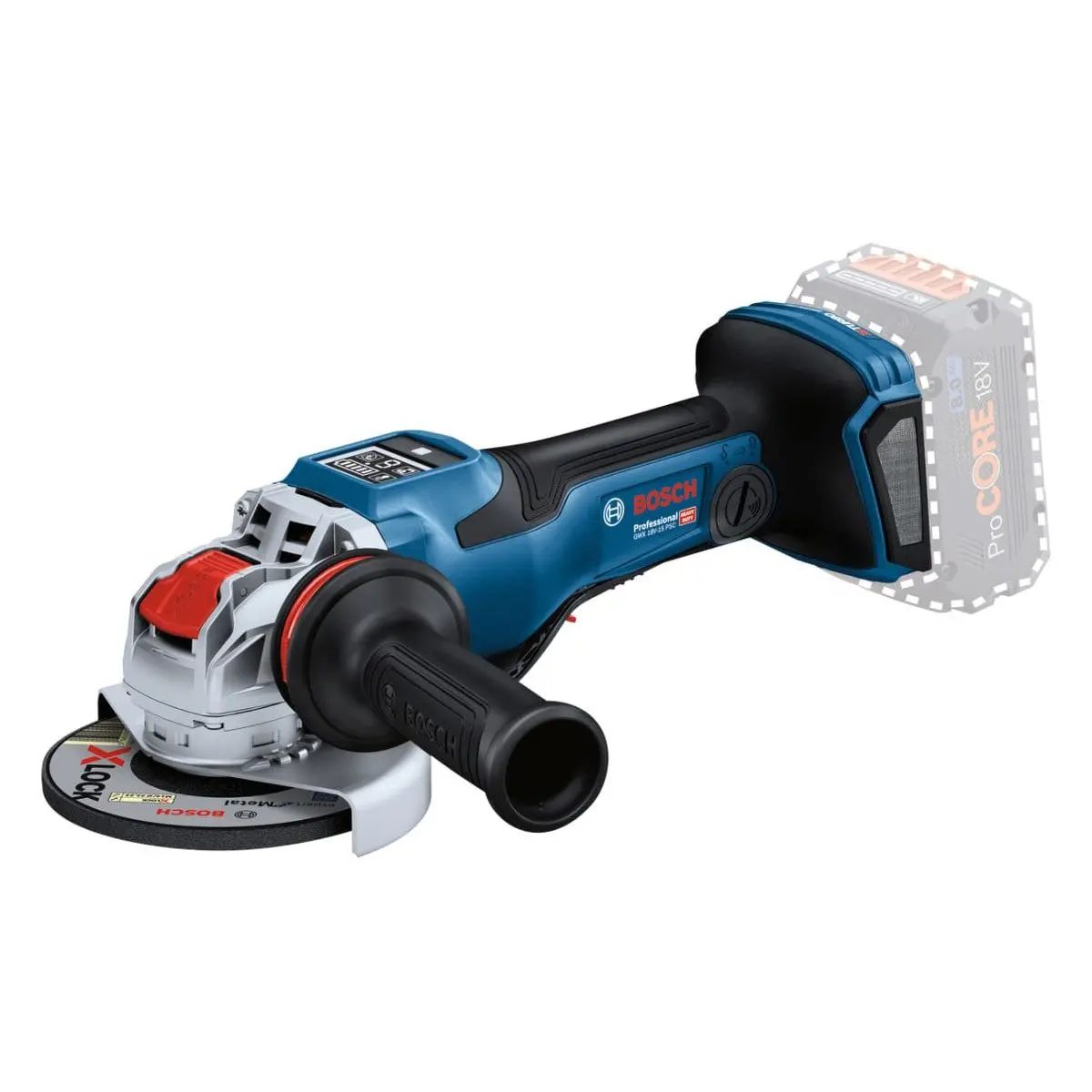 Bosch Gwx 18V-15 Psc Professional Biturbo Angle Grinder 125Mm Body Only 06019H6g00 1