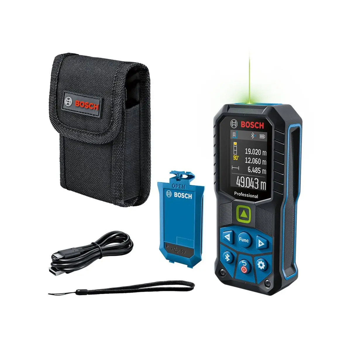 Bosch Glm 50-27 Cg Professional Laser Measure & Adaptor Accurate Distance Measurement Tool 0601072U01 1