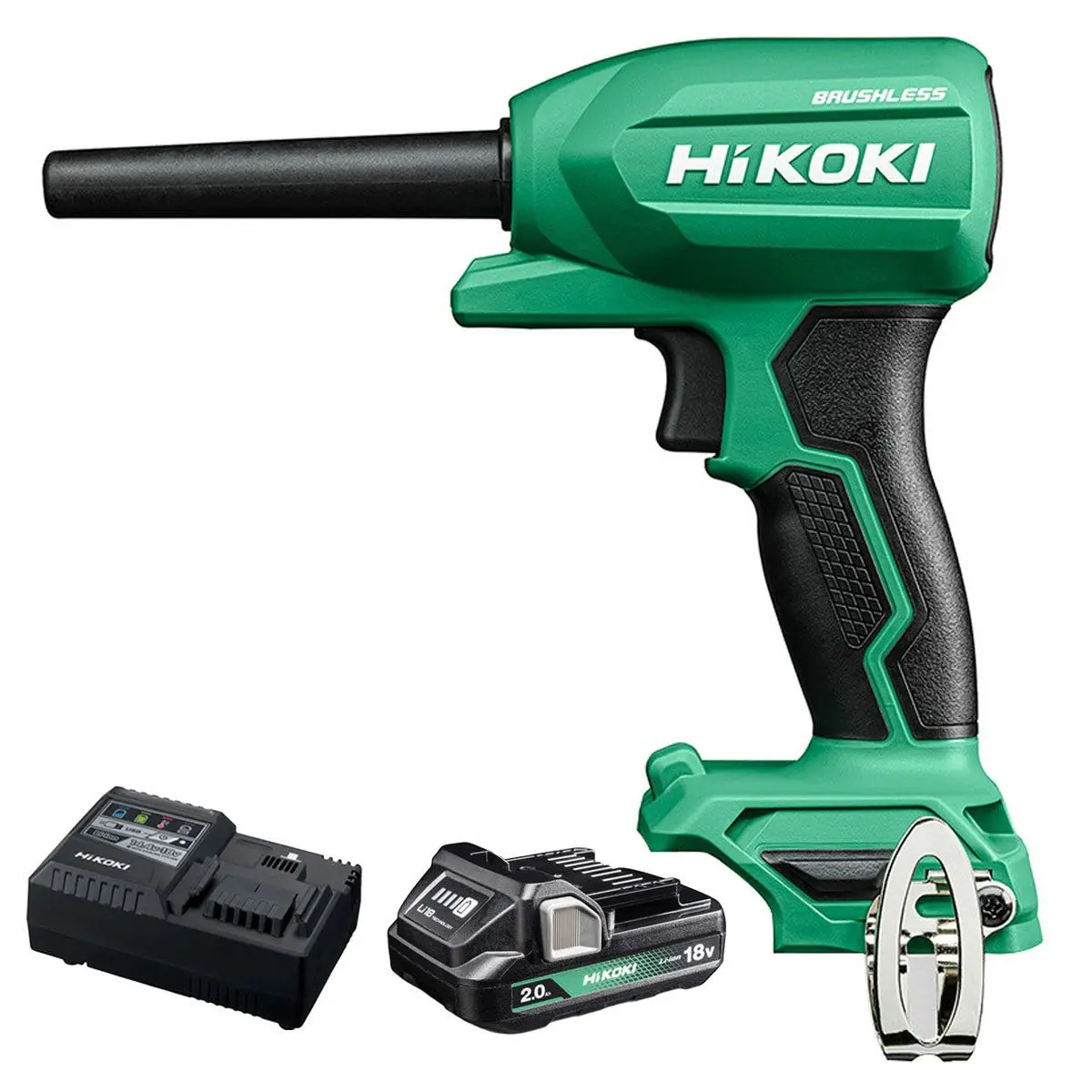 Hikoki Ra18daw4z 18V Brushless Air Duster With 1 X 2.0Ah Battery & Charger 1