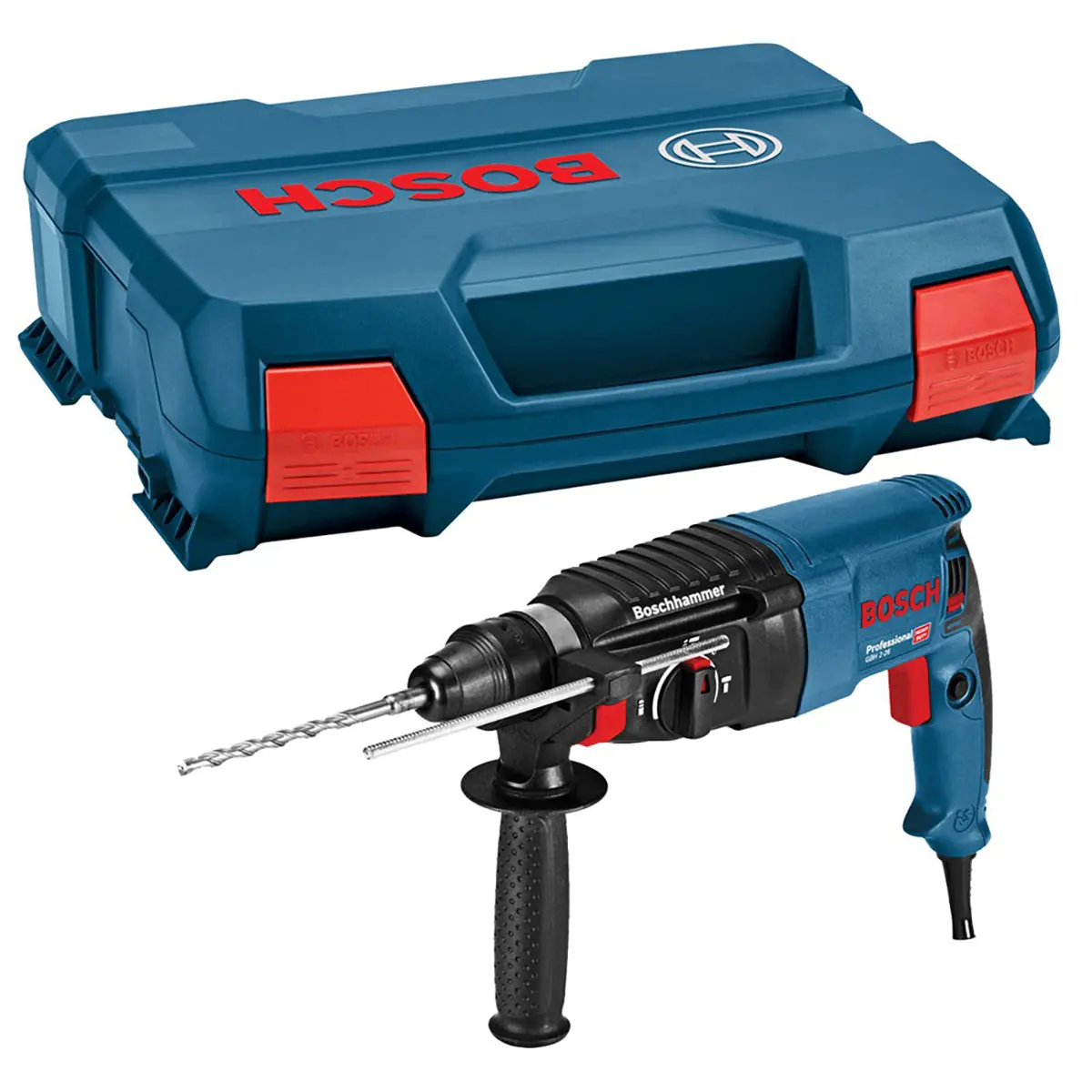 Bosch Gbh 2-26 Sds+ Rotary Hammer Drill 240V With Case - 06112A3070 1