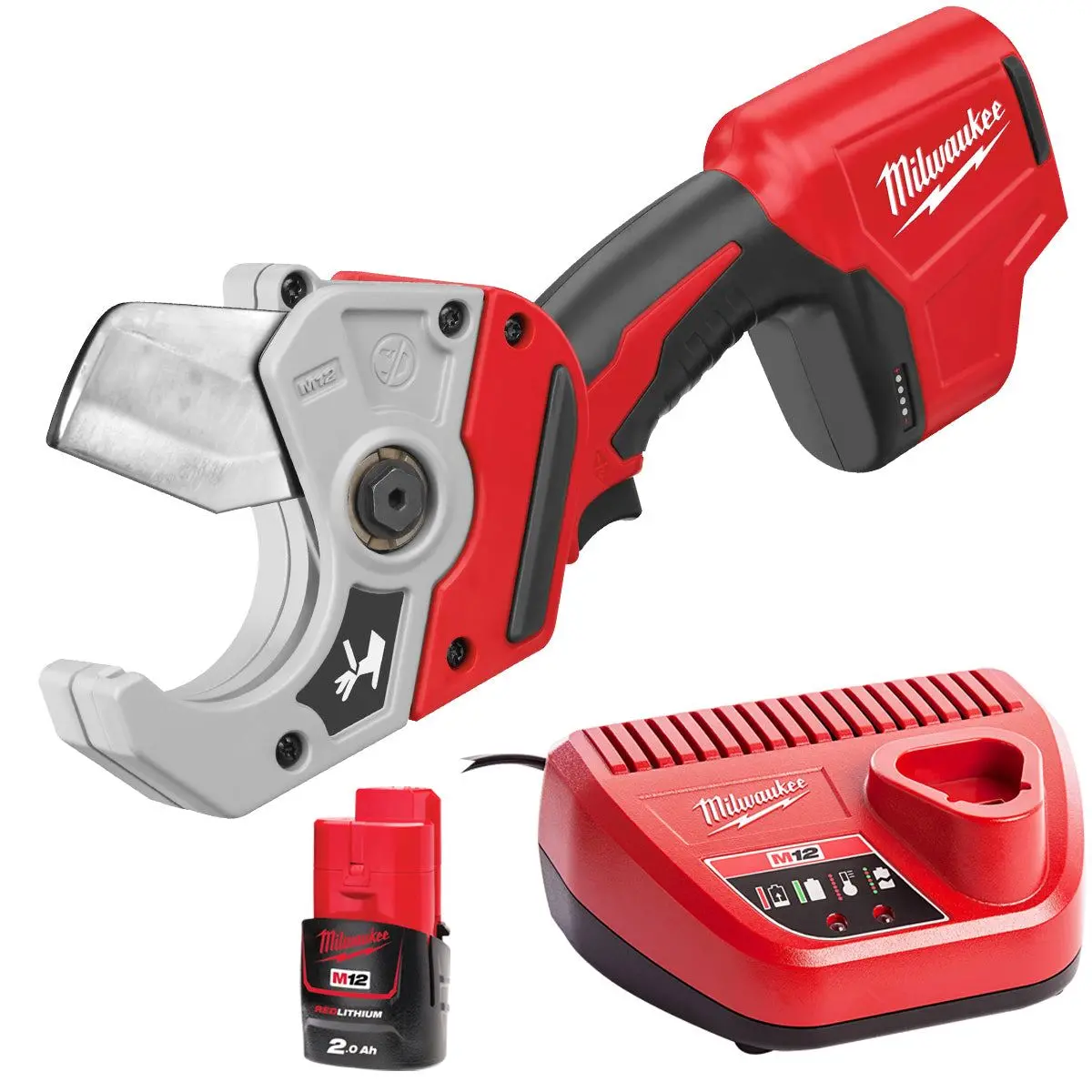 Milwaukee C12 Ppc-0 12V Pvc Pipe Cutter With 1 X 2.0Ah Battery & Charger 1