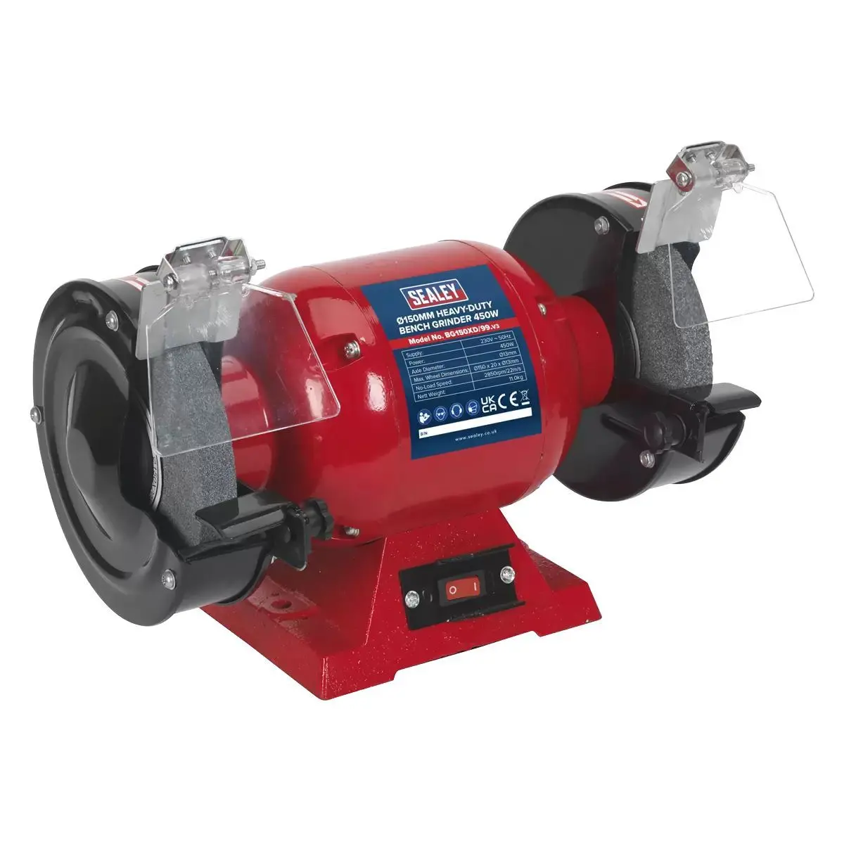 Sealey Bg150xd/99 Heavy-Duty 150Mm Bench Grinder 450W/230V 1