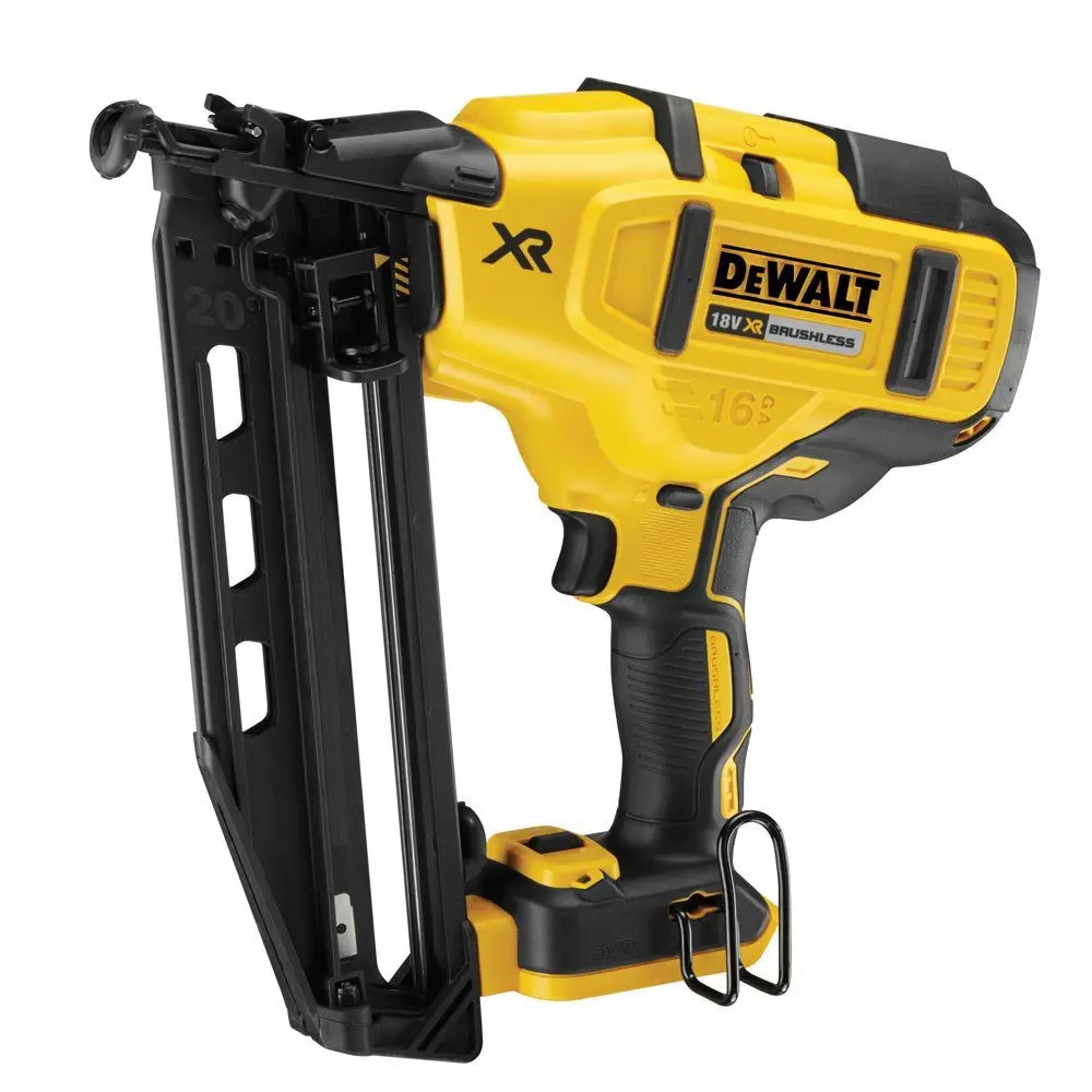 Dewalt Dcn660n 18V Xr Brushless 16G Second Fix Angled Finish Nailer Body Only 1