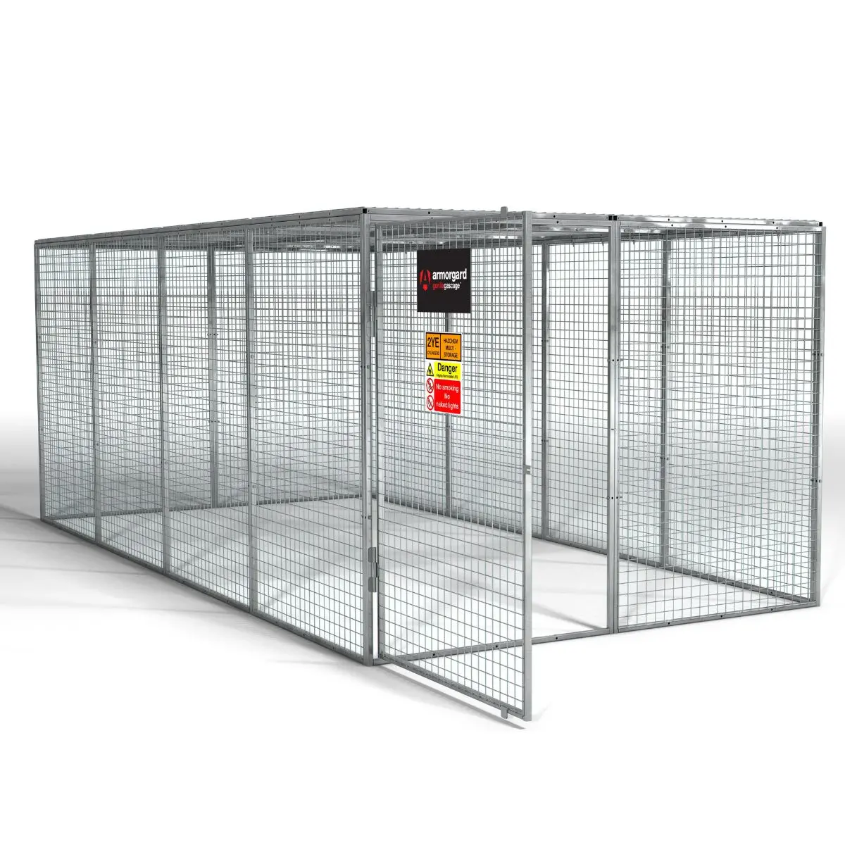 Armorgard Ggc14 Gorilla Gas Cage 2412Mm X 4866Mm X 1831Mm Secure Storage Solution For Gas Cylinders 1