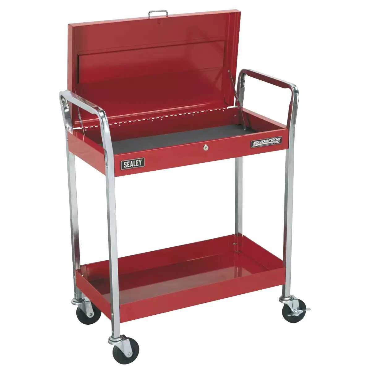 Sealey Cx104 2-Level Heavy-Duty Trolley With Lockable Top 1