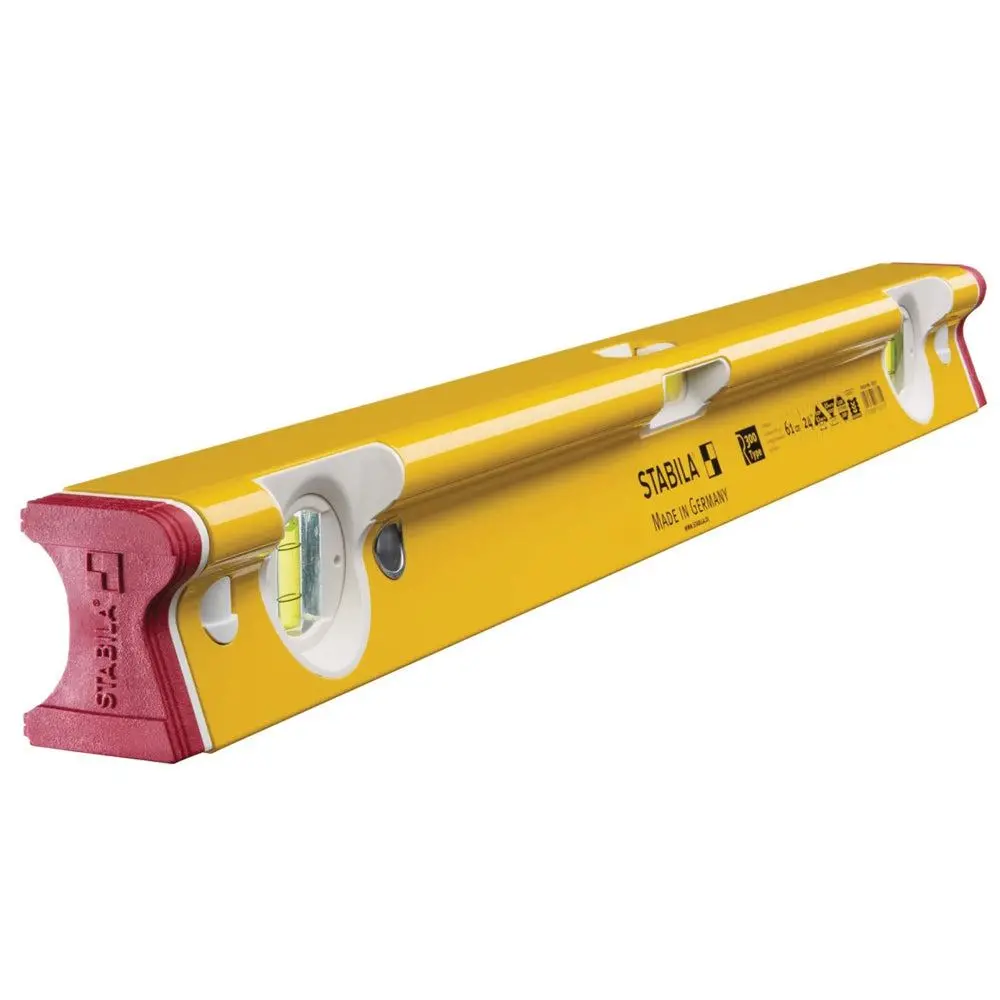 Stabila Stb-R-60 610Mm/24" R-Type Spirit Level 3 Vial - 18371 1