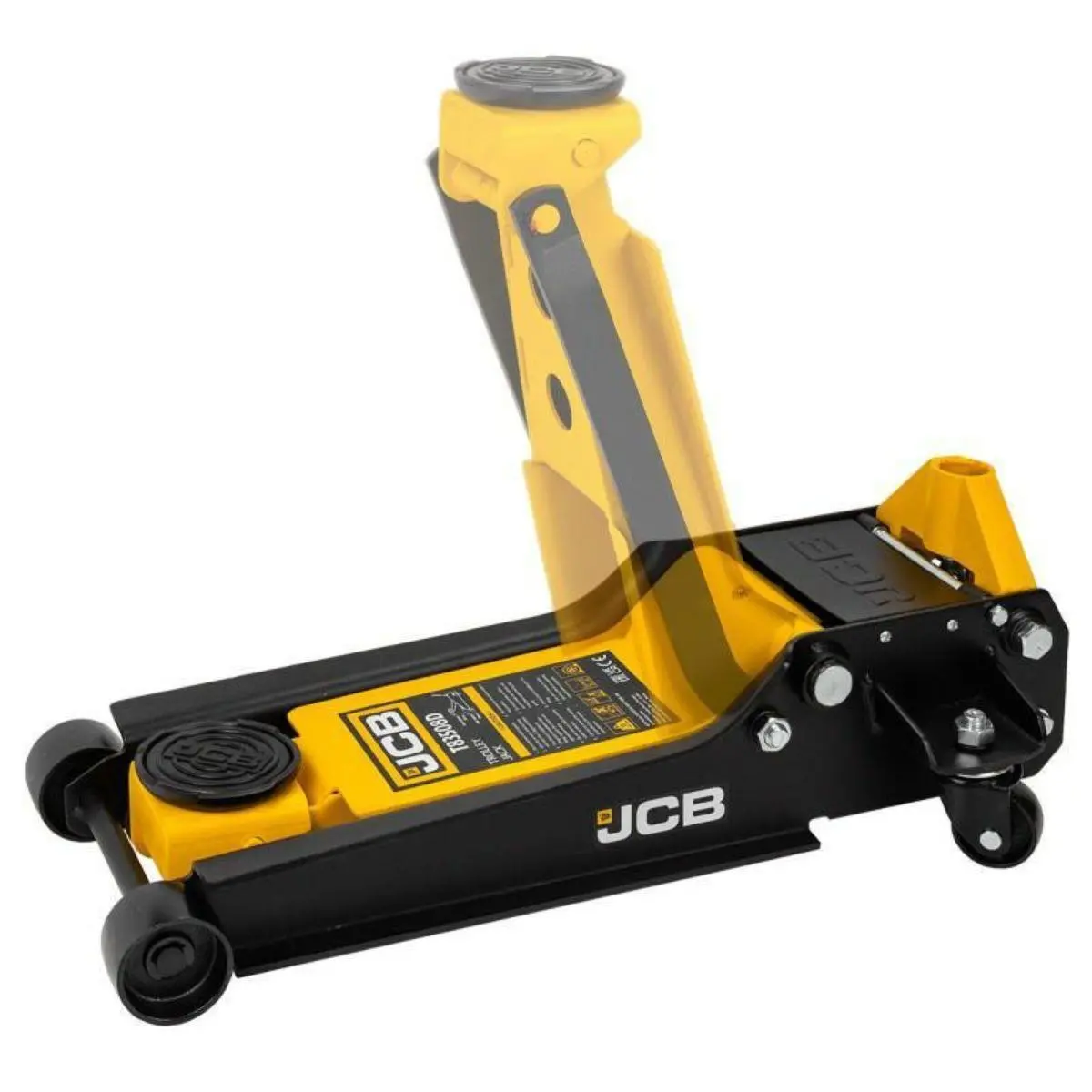 Jcb-T83508d 3 Tonne Hydraulic Trolley Jack Low-Profile 98-535Mm Lift Double Pump 1