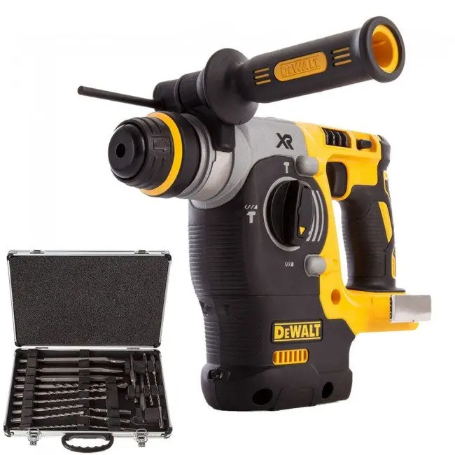 Dewalt Dch273n 18V Brushless Sds+ Hammer Drill + D-21200 17Pcs Drill 1
