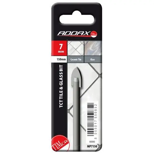 Timco 7.0Mm Arrow Head Addax Tile & Glass Bit Tungsten Carbide Tip Tg7 1