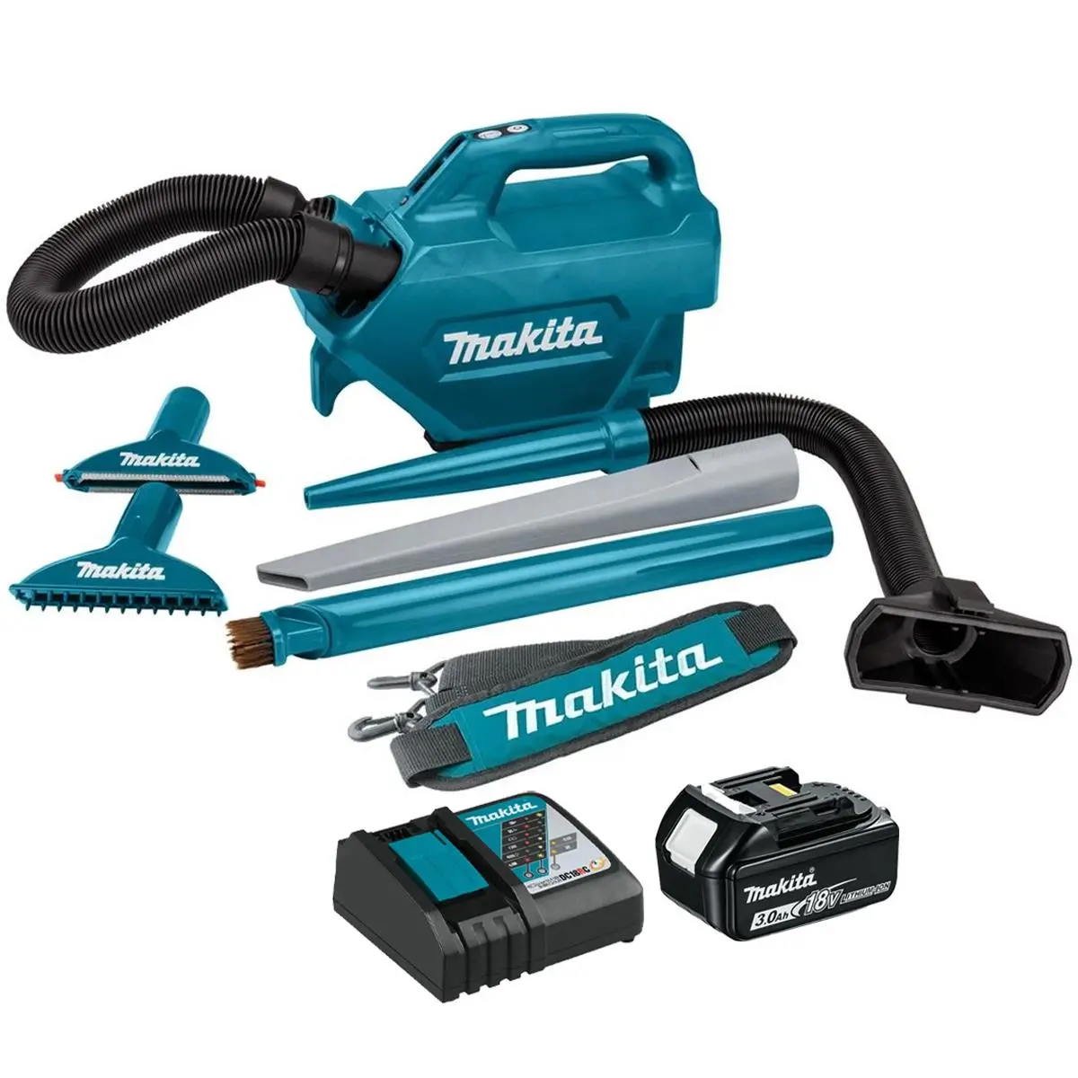Makita Dcl184z 18V Lxt Vacuum Cleaner With 1 X 3.0Ah Battery & Charger 1