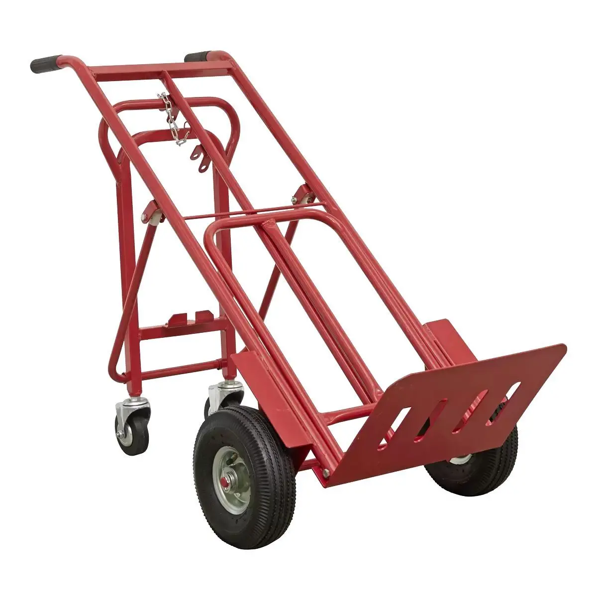 Sealey Cst989 3-In-1 Sack Truck With Pneumatic Tyres 250Kg Capacity 1