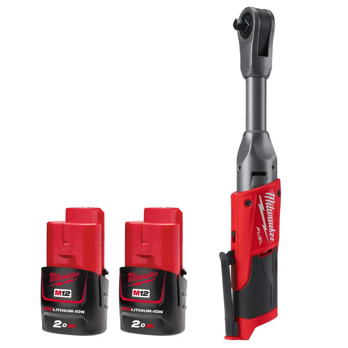 Milwaukee M12fir38lr-0 12V Fuel Brushless Long Reach 3/8In Ratchet With 2 X 2.0Ah Batteries 1