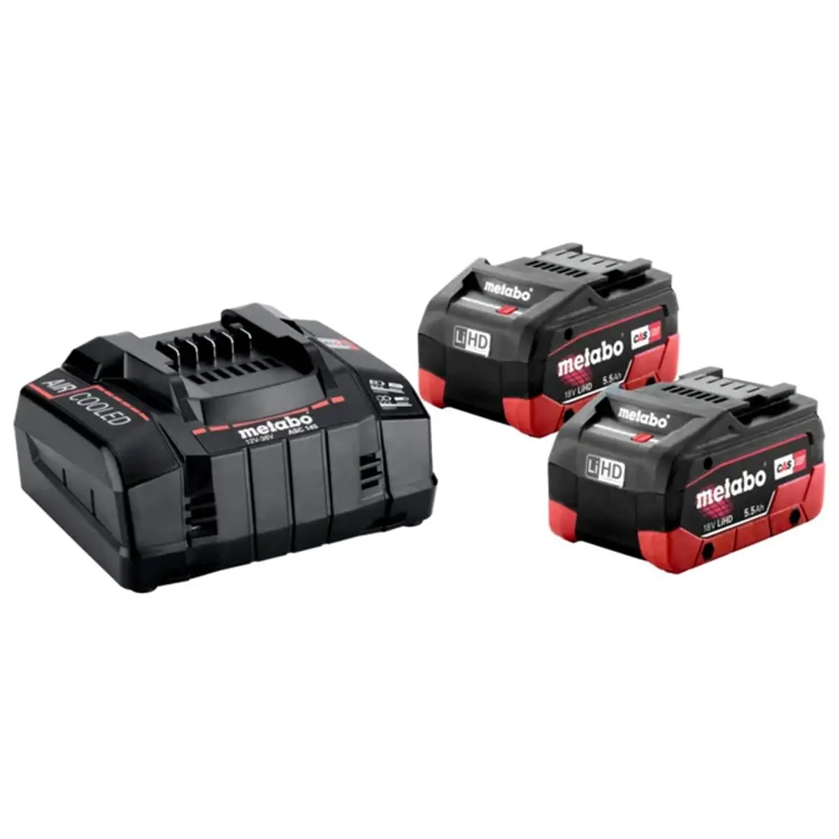 Metabo Basic Set 12-36V 2 X 5.5Ah Lihd Battery With Asc 145 Charger 685122380 1