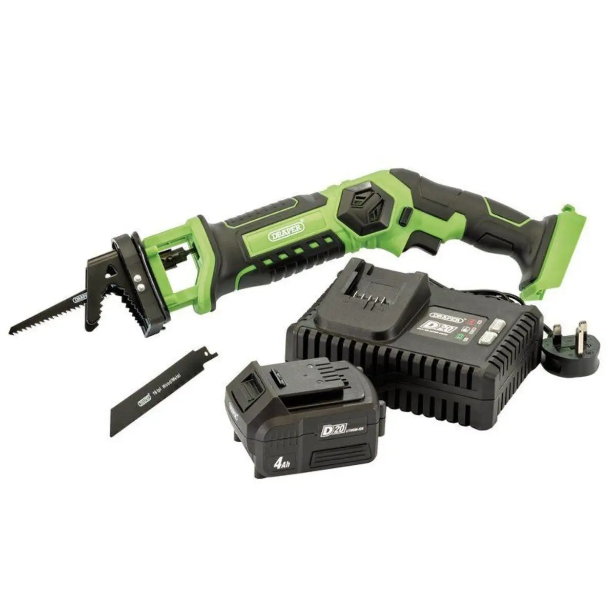Draper Ptkd20gps/41 D20 20V Pruning Saw With Battery & Fast Charger 30901 1