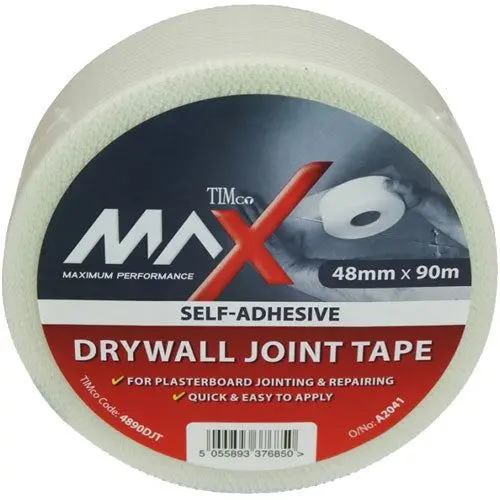 Timco 4890Djt White Drywall Joint Tape 48Mm X 90M 1