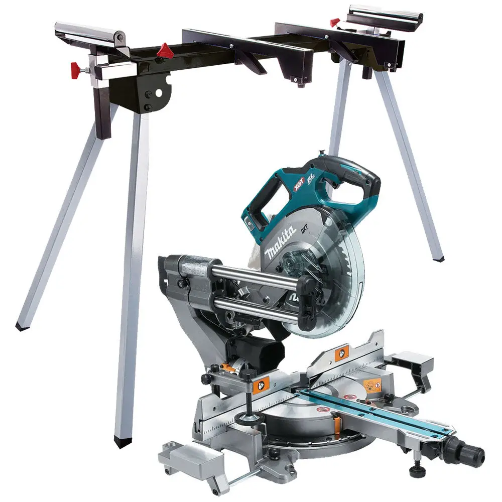 Makita Ls002gz01 40V Xgt Brushless 216Mm Sliding Compound Mitre Saw With Stand (Battery & Charger Not Included) 1