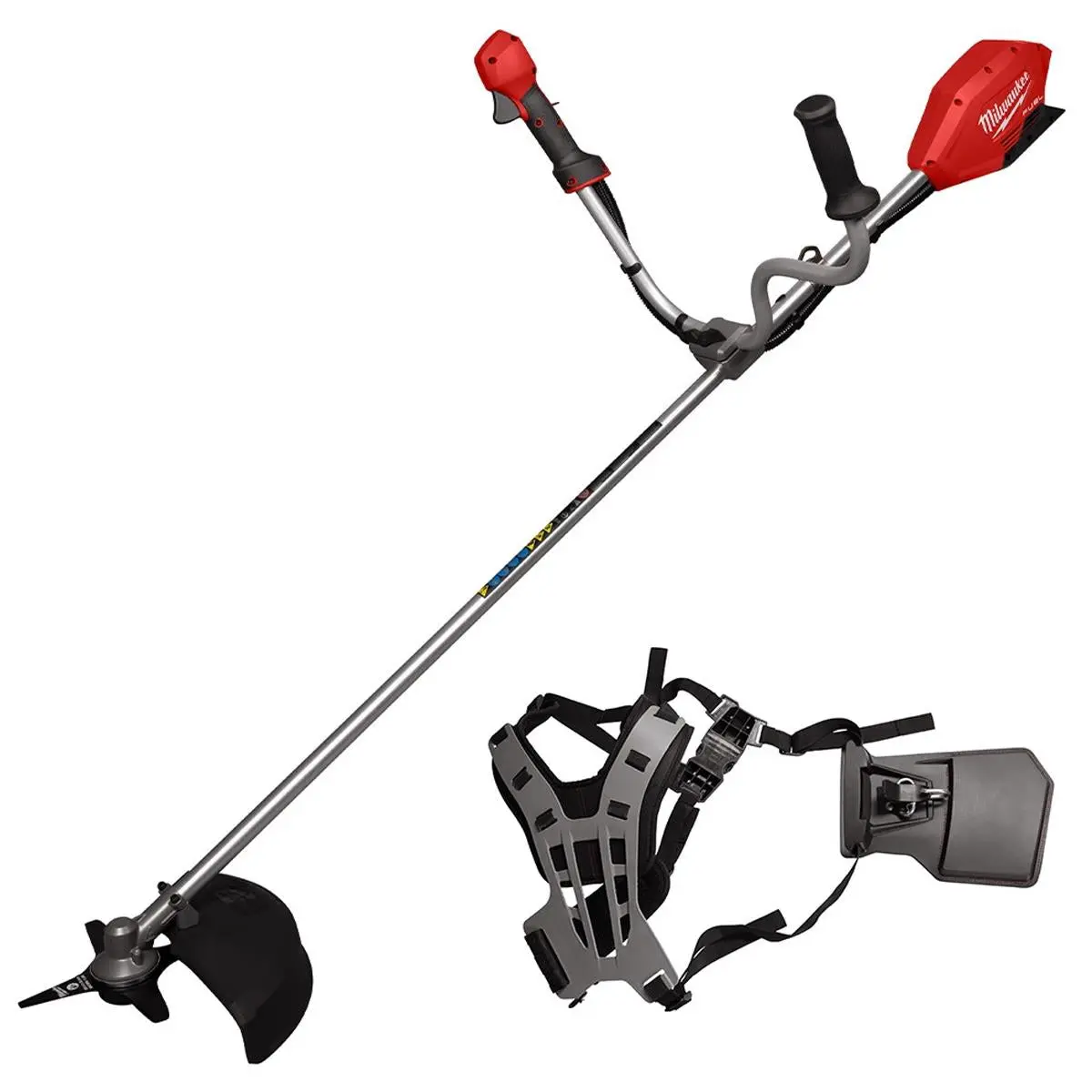 Milwaukee M18fbcu-0 M18 Fuel 18V Brushless Brush Cutter Body With Harness 4933492297 1