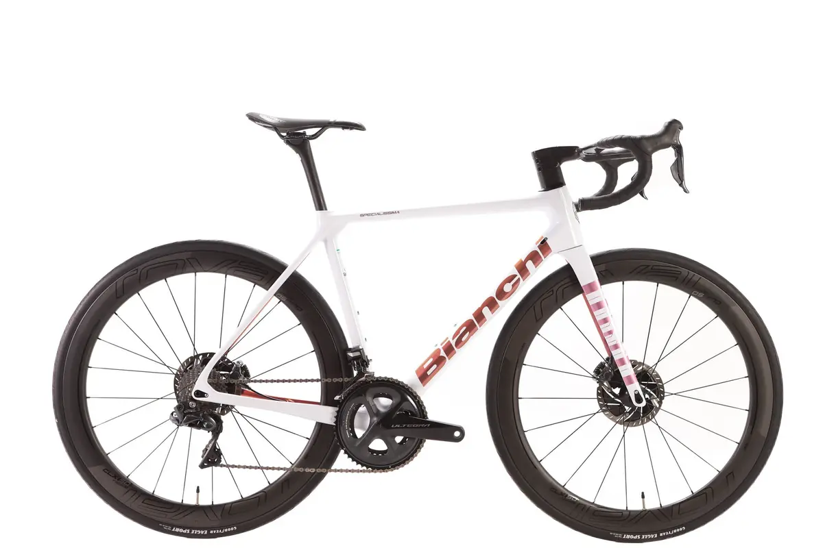 Bianchi Specialissima Shimano Ultegra Di2 Disc Road Bike 2022, Size 55Cm 1