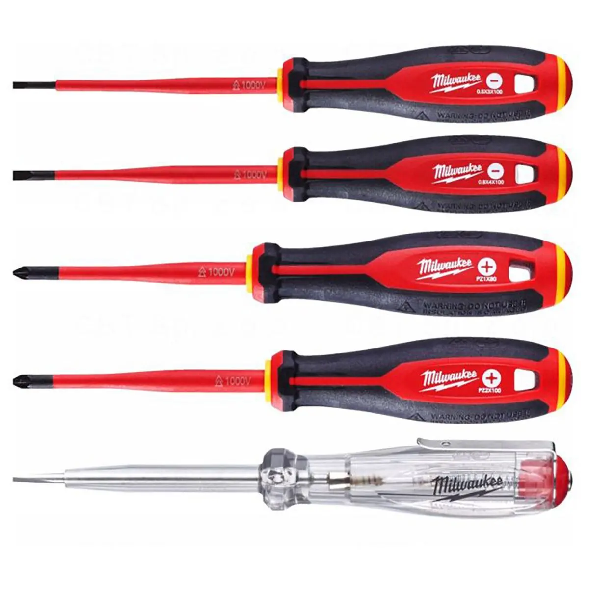 Milwaukee Tri-Lobe Vde Screwdriver Set 5 Piece 4932478737 1